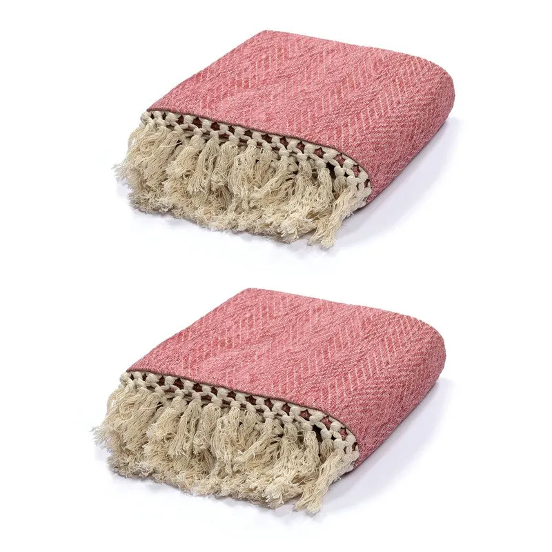 MonoMood Throw (Pink) - Set Of Two media 6