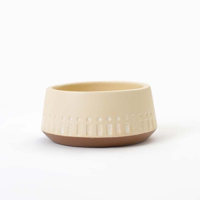 Elegant Beige Terracotta Planter Pot media 6