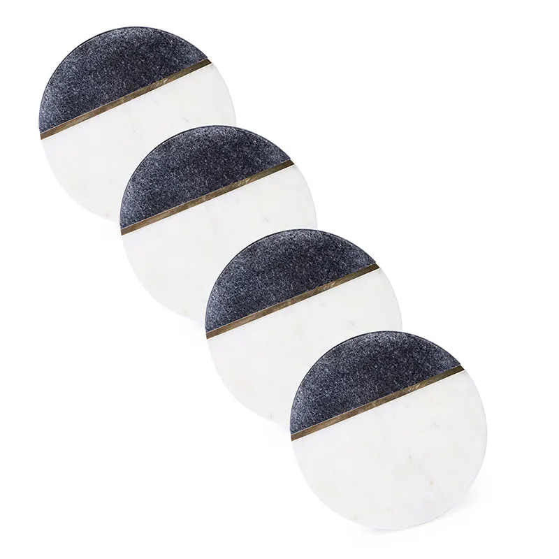 Tesoro Marble Coaster (Black) - Set Of Four media 5