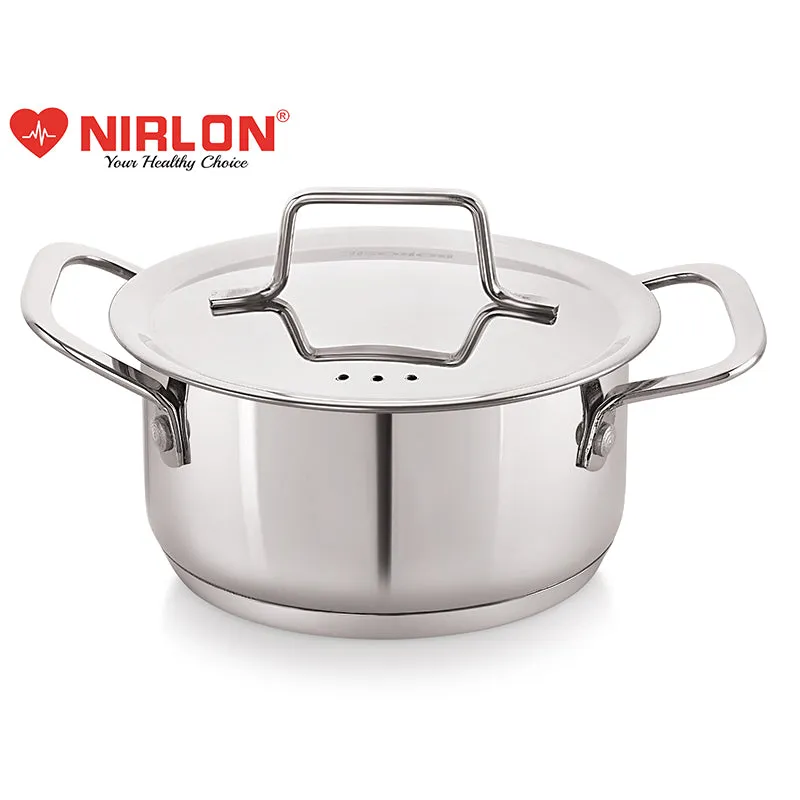 Nirlon Cooking Pot With Lid - 4000 ML/8 Inches media 3