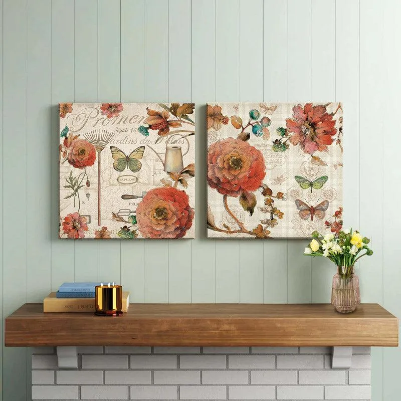 Kelly Floral Wall Art - Set Of Two media 1