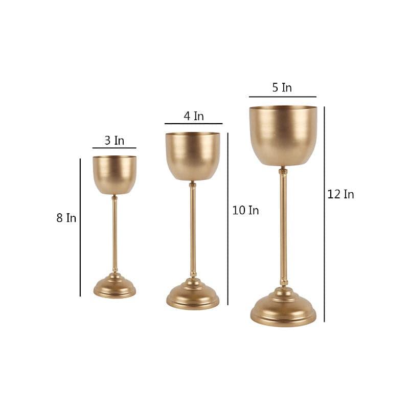 Goblet Gala Planter - Set Of Three media 4