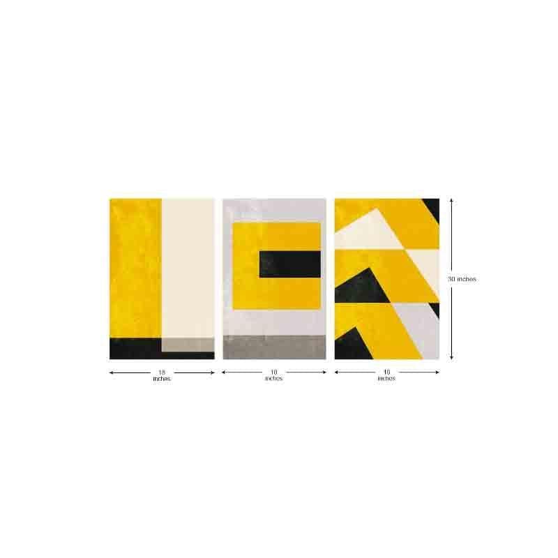 Crossroads Poly Canvas Wall Art - Three Piece Set media 7