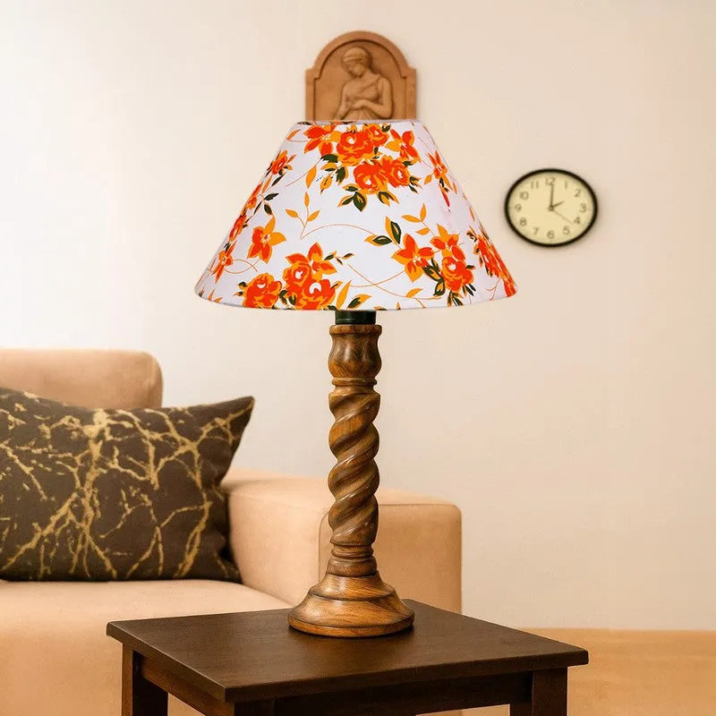 Elvane Kairo Wooden Table Lamp - Multicolor media 4