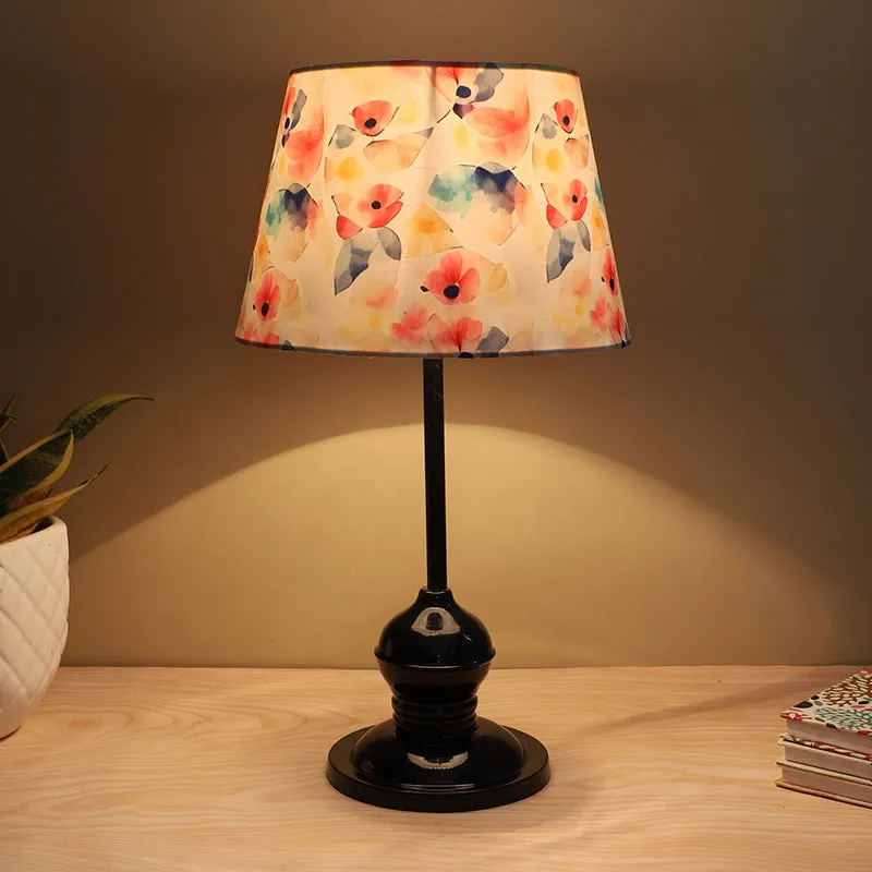 Luna Borealis Griff Printed Metal Table Lamp - Multicolor media 1