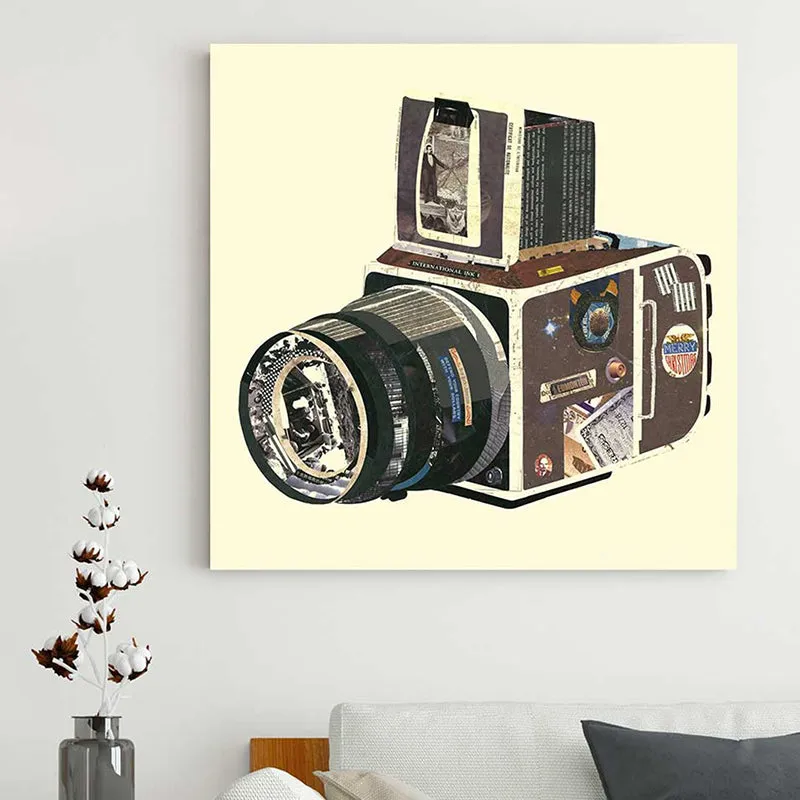 Retro Snap Canvas Wall Painting media 2