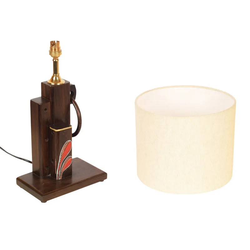 Khawlah Wooden Table Lamp - Multicolor media 5