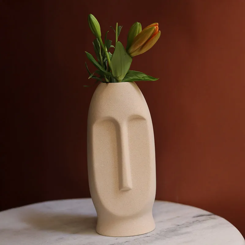 Demetrio Ceramic Vase - White media 4