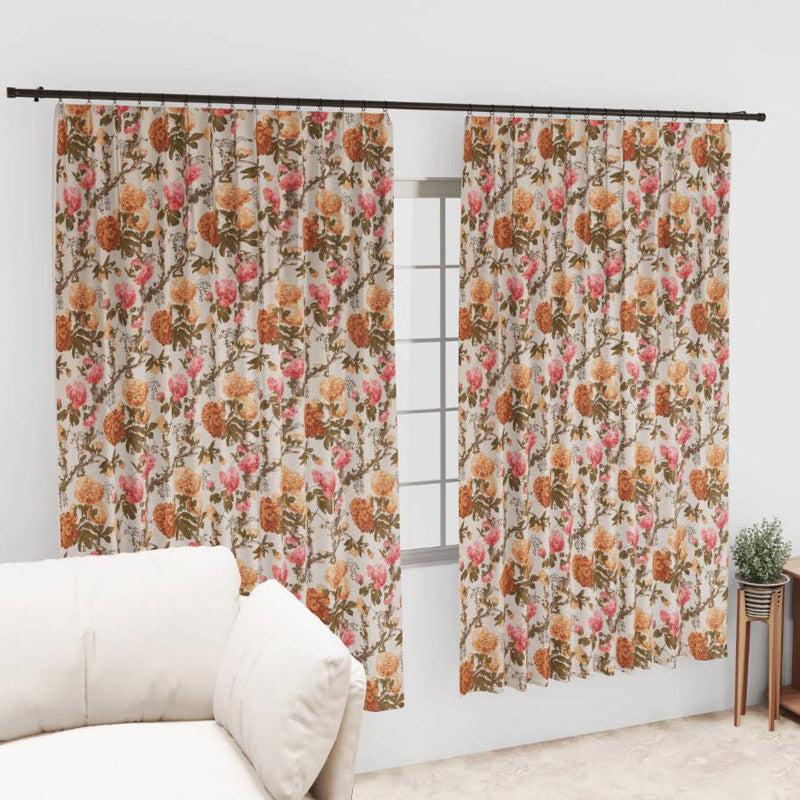 Mivaana Floral Curtain - Sunflower Yellow media 7