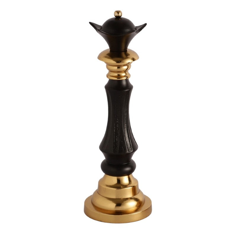 Elegant  Queen Chess Piece - Gold,Black media 3