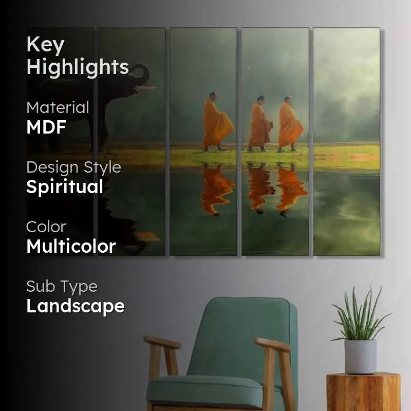 Selflessness Wall Art - Five Piece Set media 2