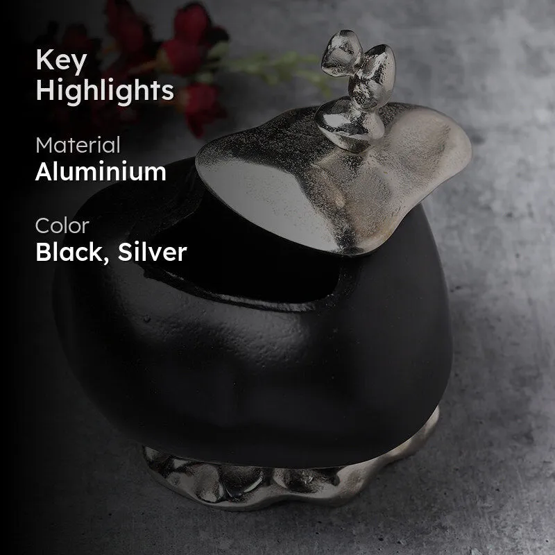 Fable Fruit Accent Bowl - Silver media 2