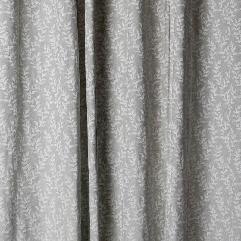 Noor Jacquard Single Curtain (Grey) media 3