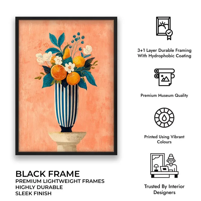 Aurelia Canvas Wall Painting With Black Frame media 7