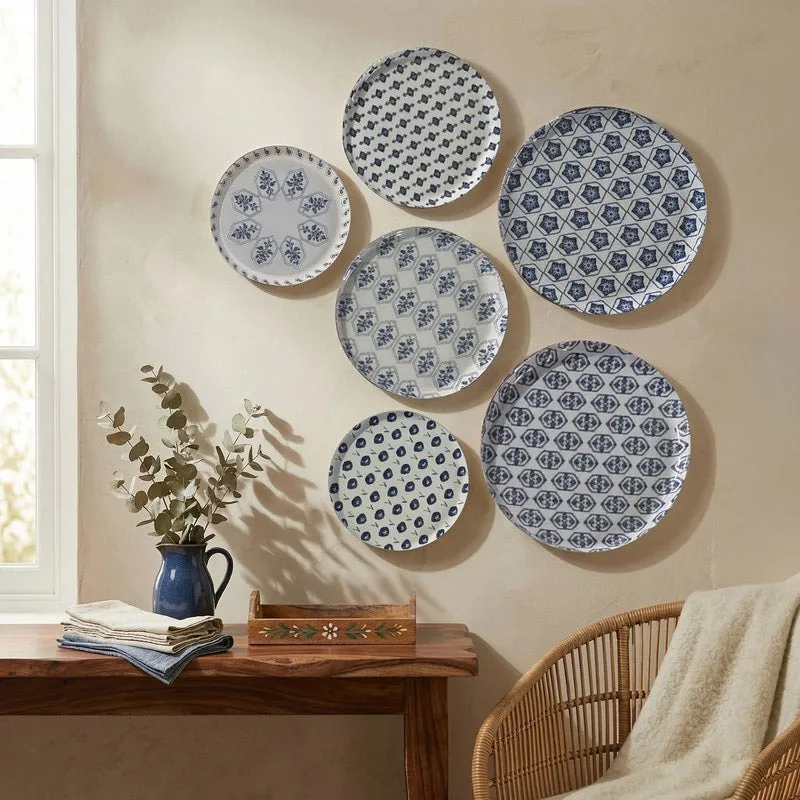 Indiora Luxe Metal Wall Plates - Set Of Six media 1