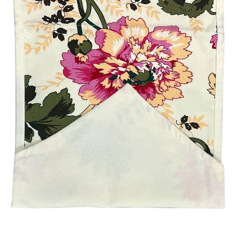 Swayam Dianthus Flora Cotton Table Runner media 6