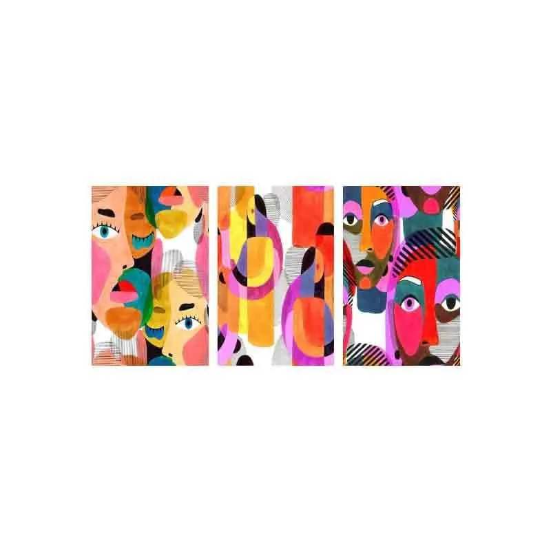 Crowded Wall Art - Set of Three media 5