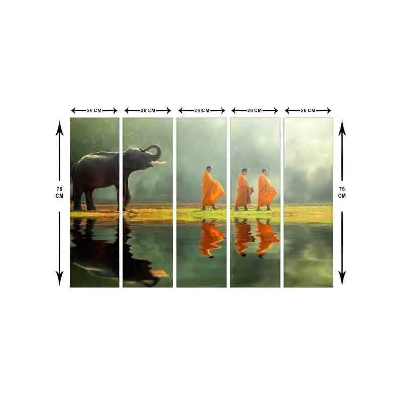 Selflessness Wall Art - Five Piece Set media 7