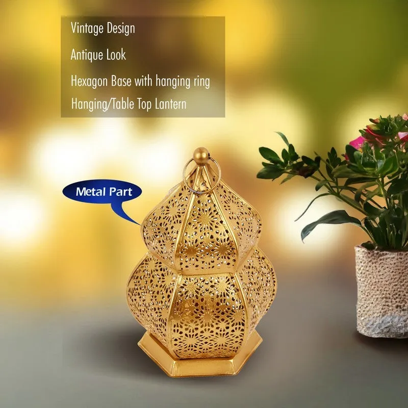 AuraFlicker Versatile Candle Holders (Gold) - Set Of Two media 7