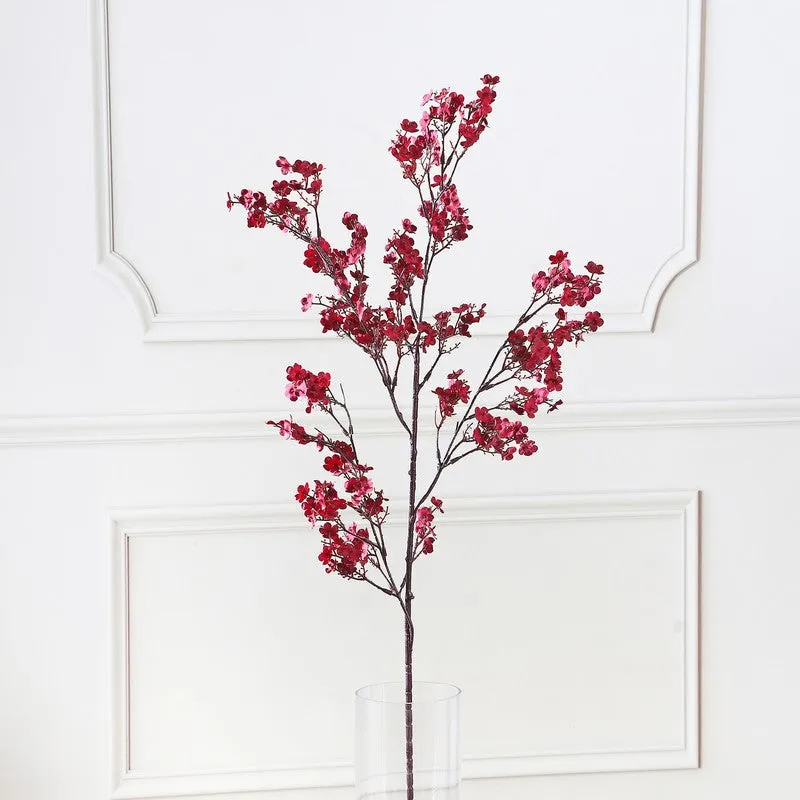 Gypsophila Artificial Flower Stem - Red media 4