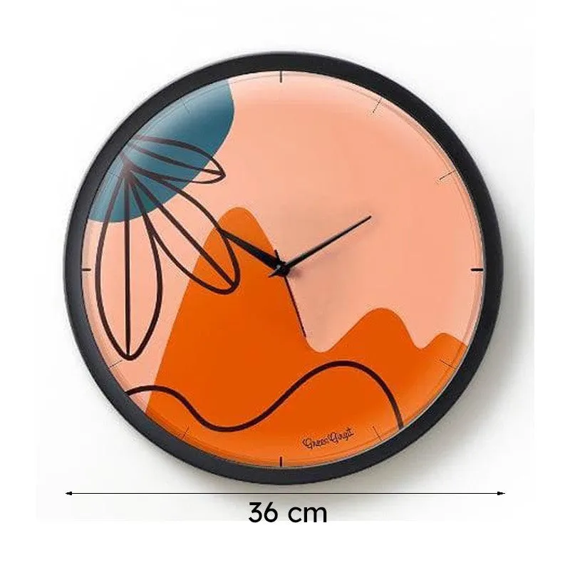 Abstract Nature Wall Clock media 7