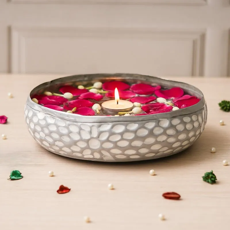 Luxe Mosaic Metal Urli - Silver media 3