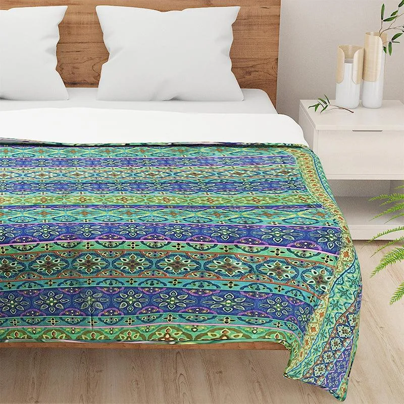 Swayam Nakhera Striped Ethnic Cotton Dohar - 110 GSM media 6