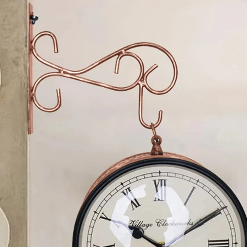 Classic Chrono Iron Wall Clock media 7