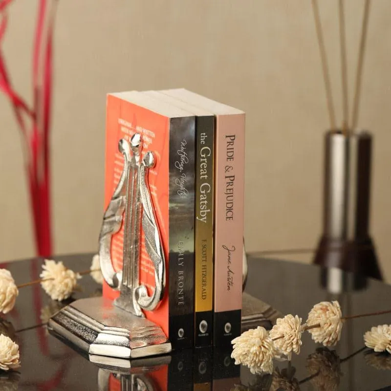 Odette Book Ends (Silver) - Set Of Two media 1