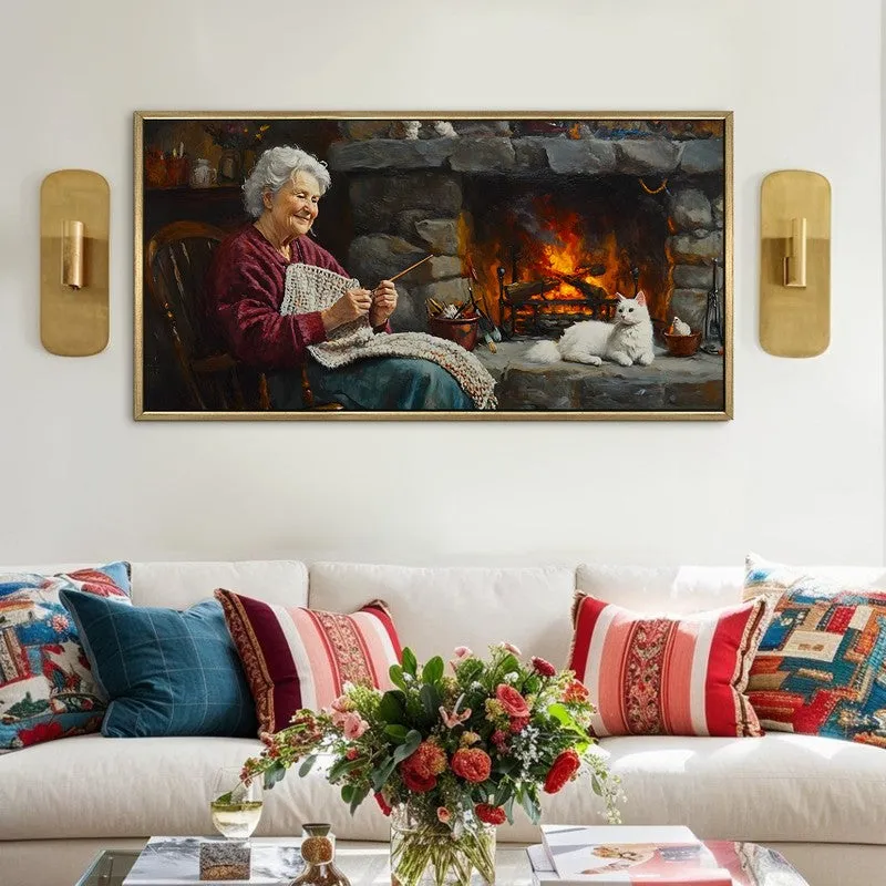 Needlebound Canvas Wall Painting With Frame media 1