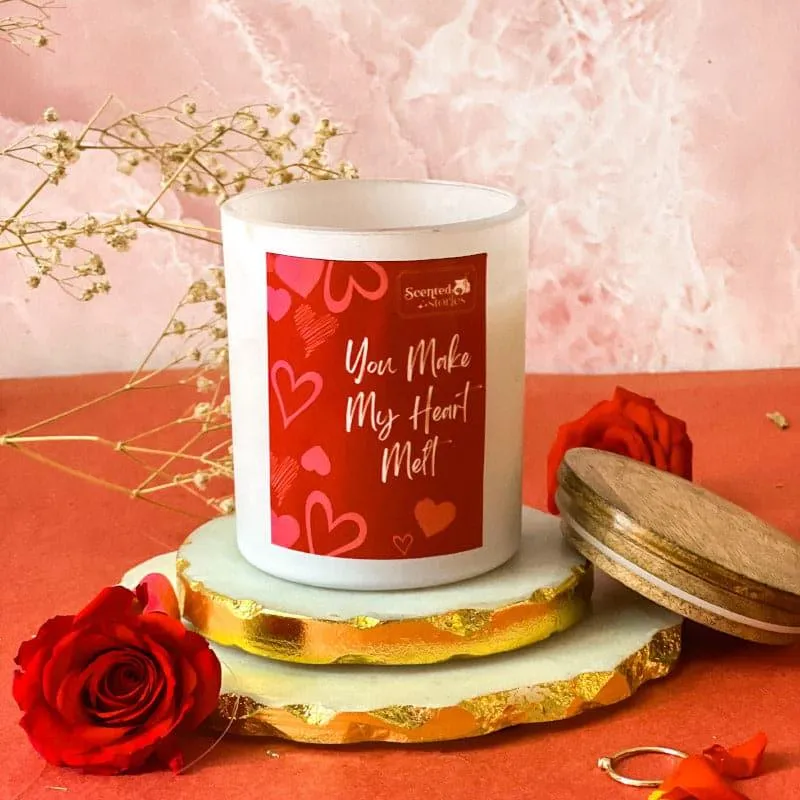 You Make My Heart Melt Scented Candle media 5