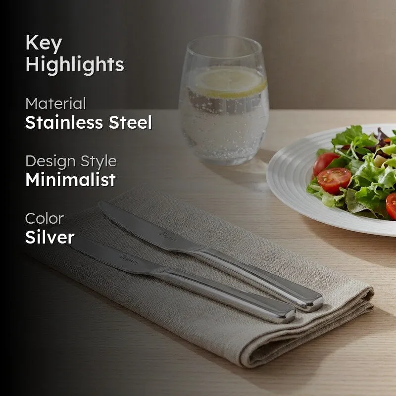 Lucia Stainless Steel Knife Set - Set of Two media 2