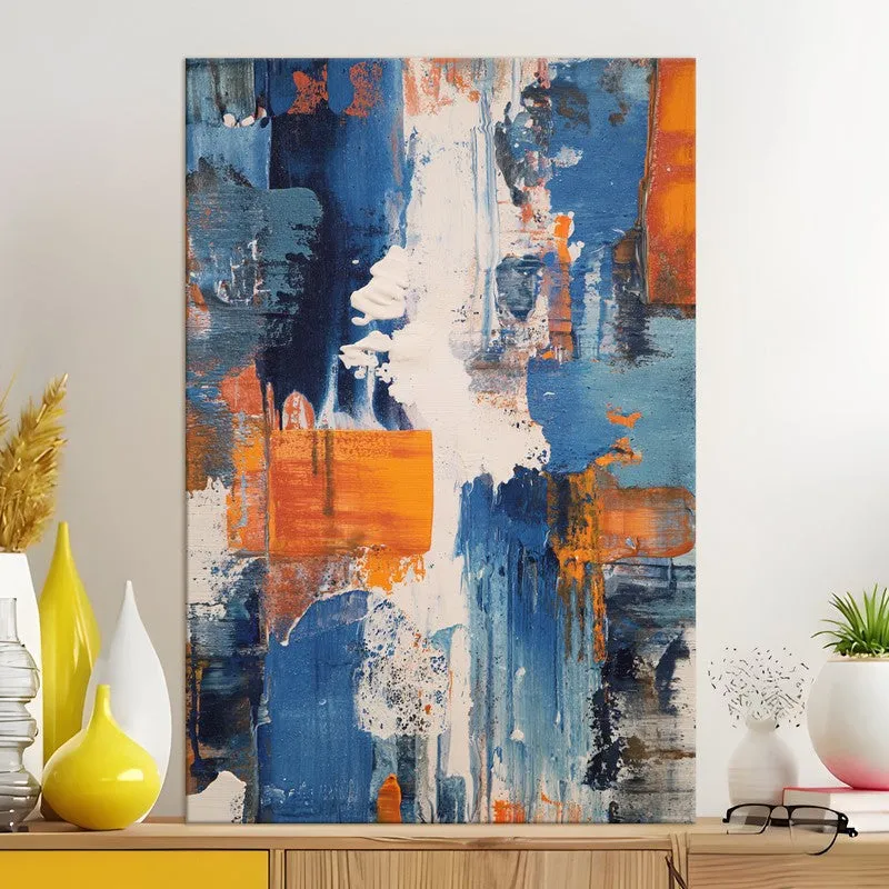 Stroke Color Fusion Canvas Wall Art media 5