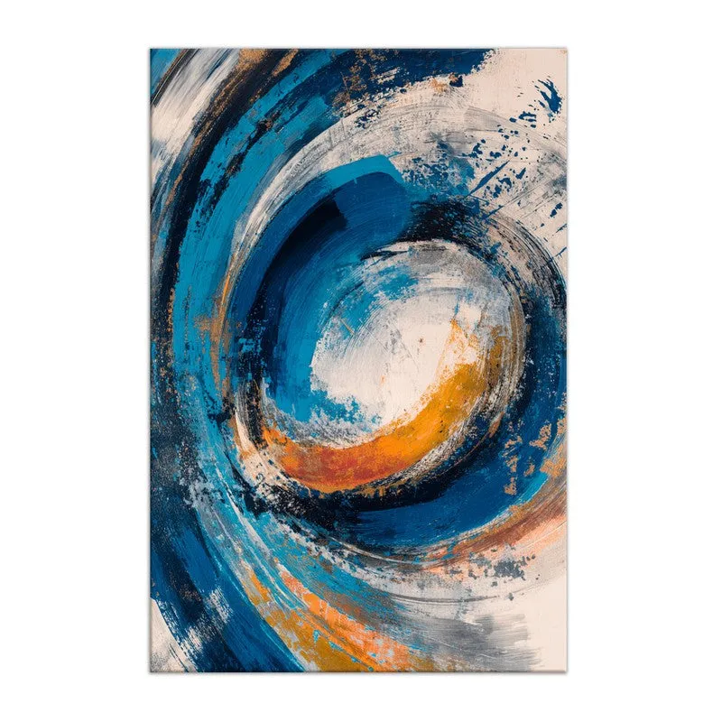 Rivora Abstract Wave Canvas Wall Art media 3