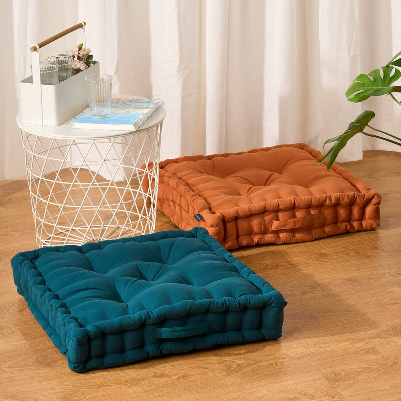 Marlon Floor Cushion (Classic Blue) - Set Of Two media 9