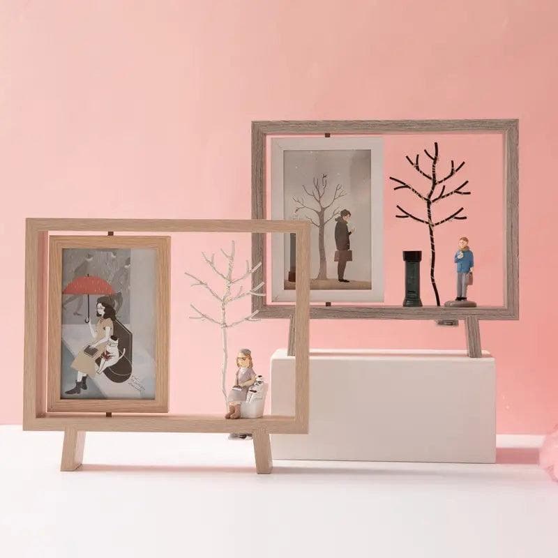 Girl Await Photo Frame With LED Light media 4