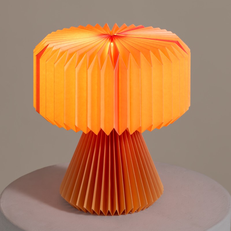 Fig Living Ori Peach Glow Table Lamp- Pink media 8