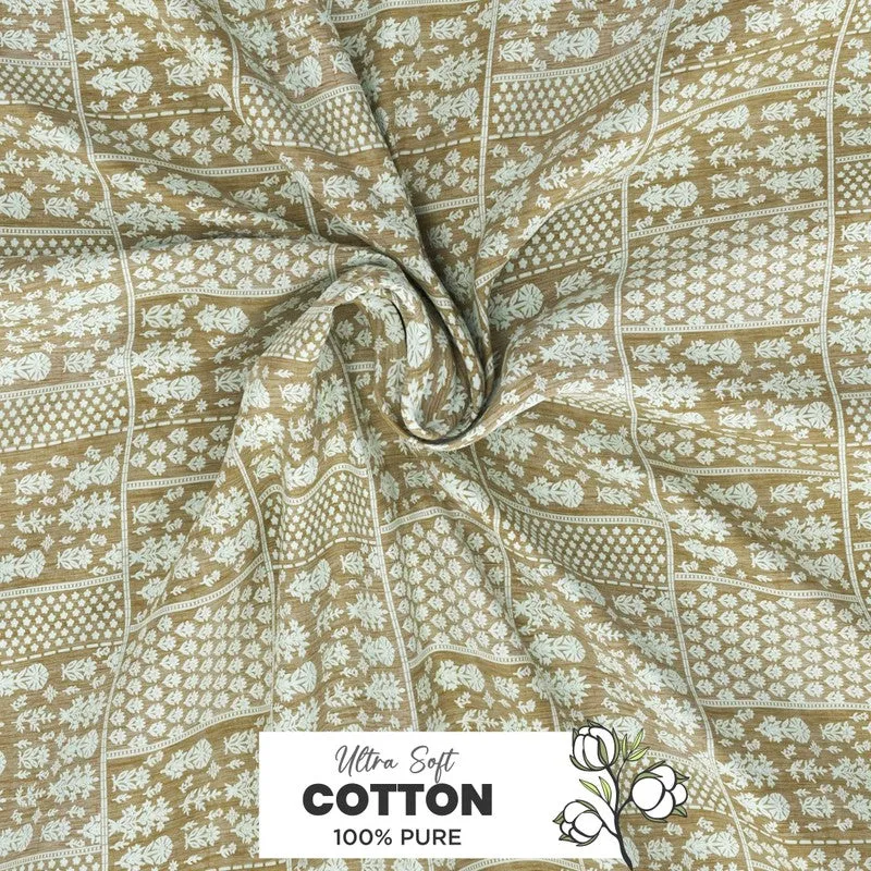 Ulven Cotton Bedsheet (Green) - 144 TC media 5