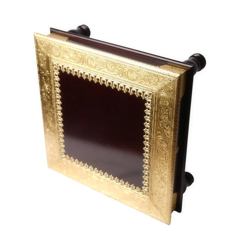 Morik Ethnic Mango Wood & MDF Stool media 5