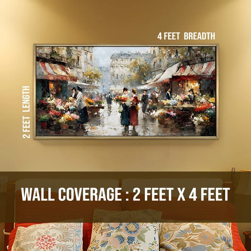 European Vintage Market Street Wall Art media 8