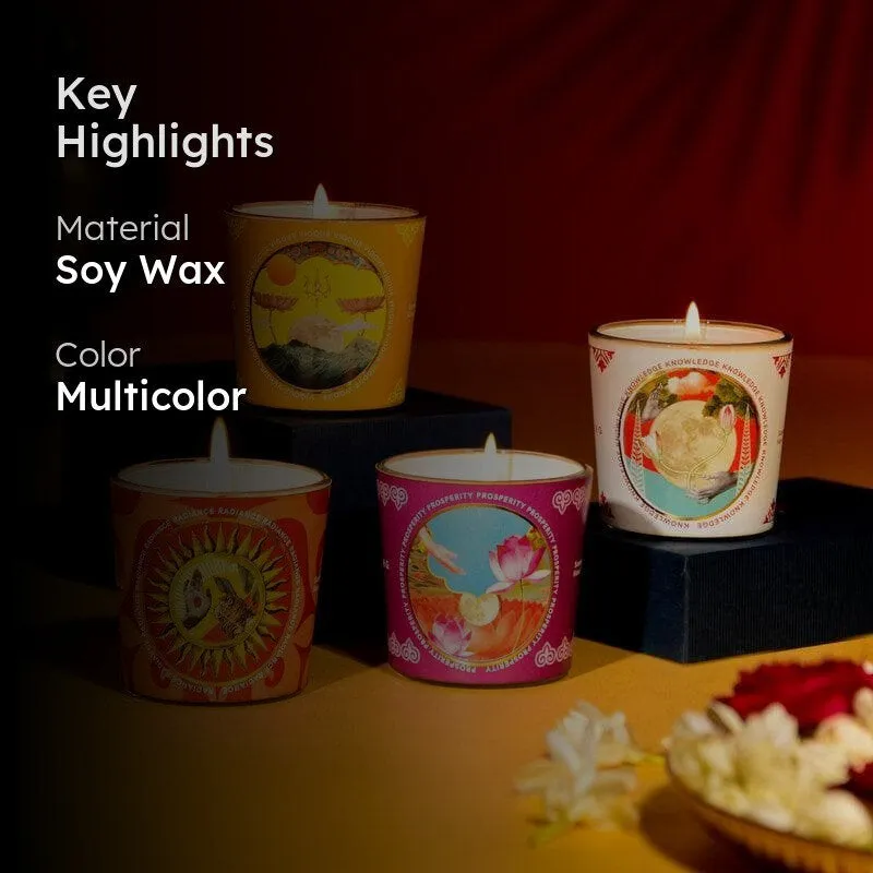 The Abundance Box - 4 Scented Votive Candles media 2