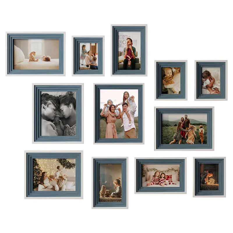 Memories To Rejoice Photo Frames (Blue) - Set Of Twelve media 5