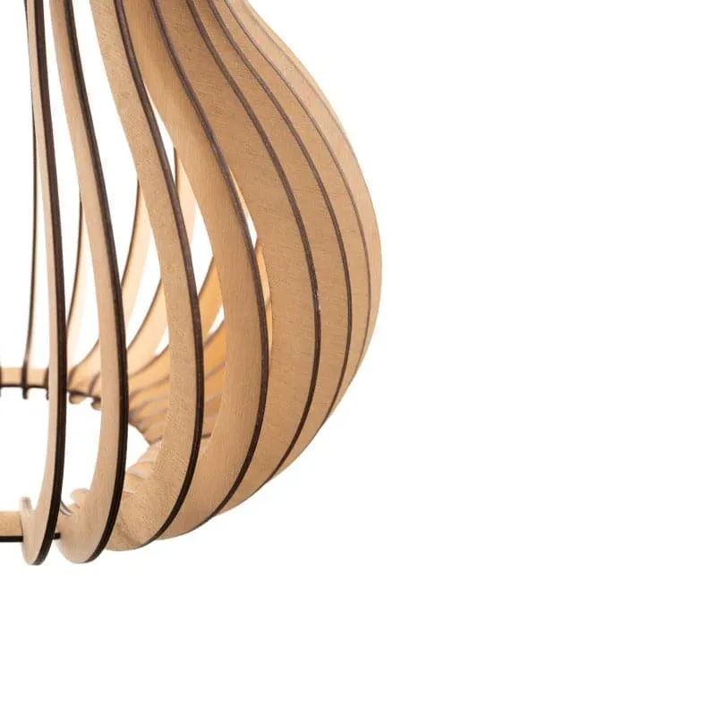 Hairi Wooden Ceiling Lamp media 5
