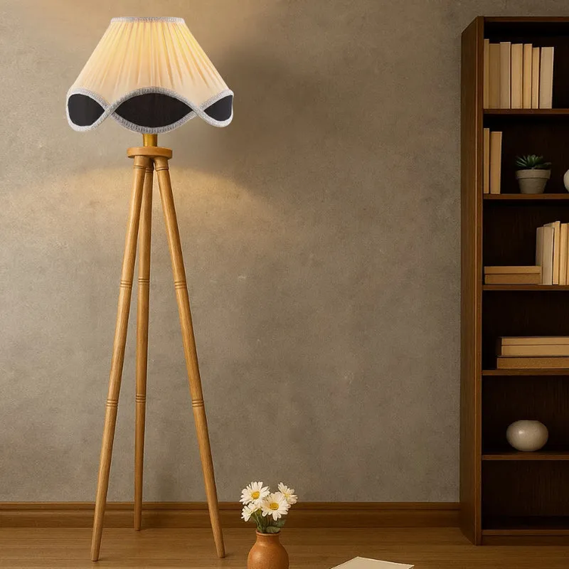 Valencia Tripod Floor Lamp - White, Black media 2