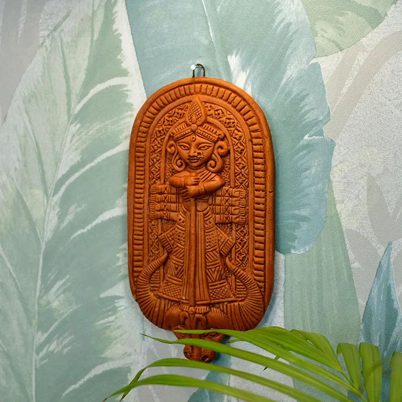 Mrittika Durga Terracotta Wall Accent media 5