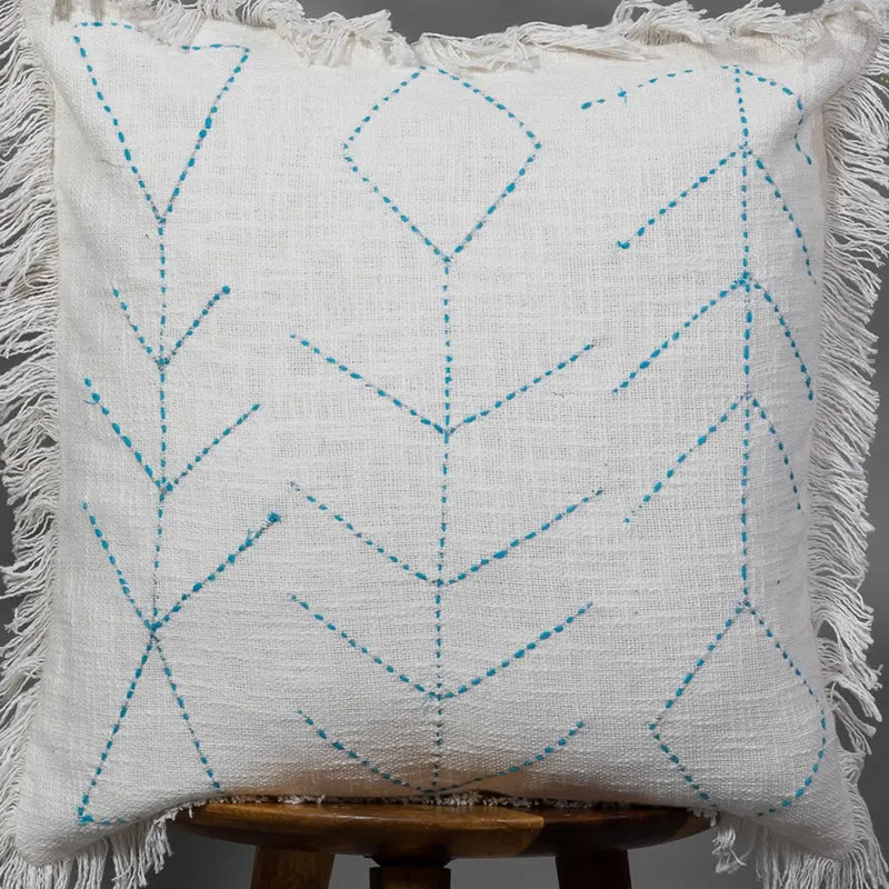 Thread Glyph III Embroidered Cushion Cover media 4