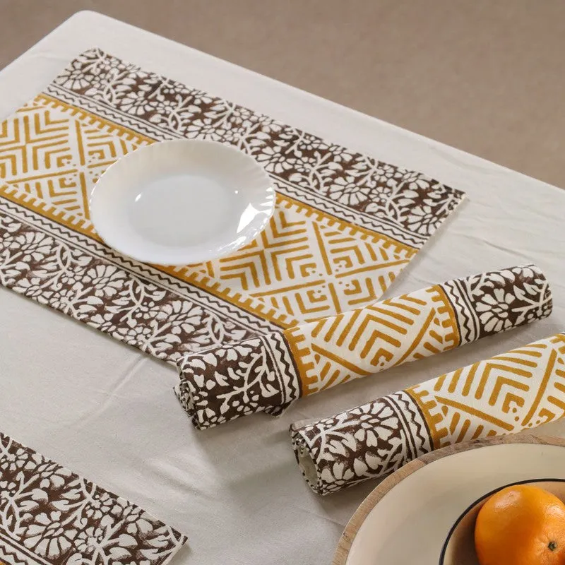 Linear Chic Canvas Table Mats - Set Of Two media 7