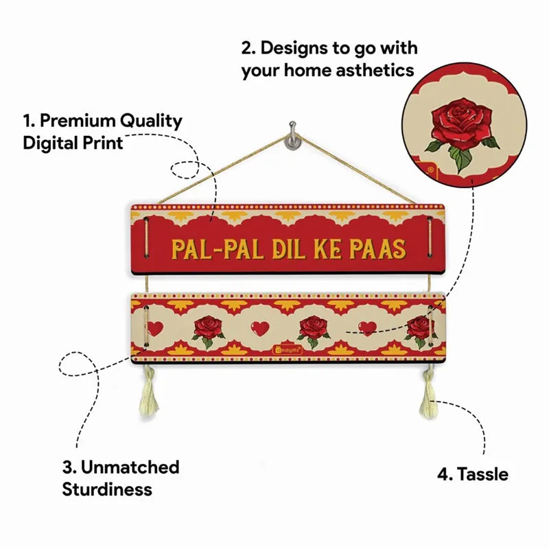 Pal Pal Dil Ke Paas Wooden Wall Accent media 4