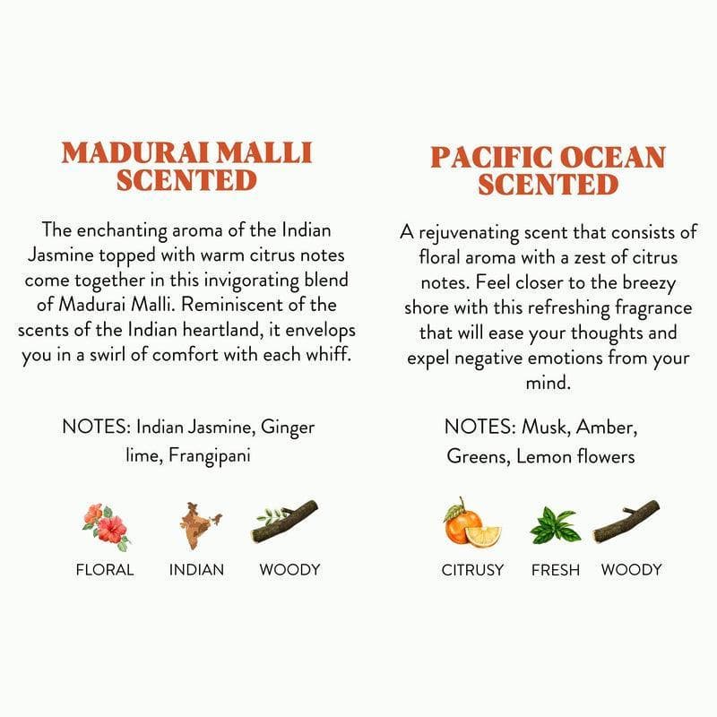 Inaayat - Set of 2 Scented Votive Candles (Madurai Malli & Pacific Ocean Scented) image 6