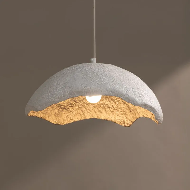 Fig Living Terra Mache Ceiling Lamp - White media 1
